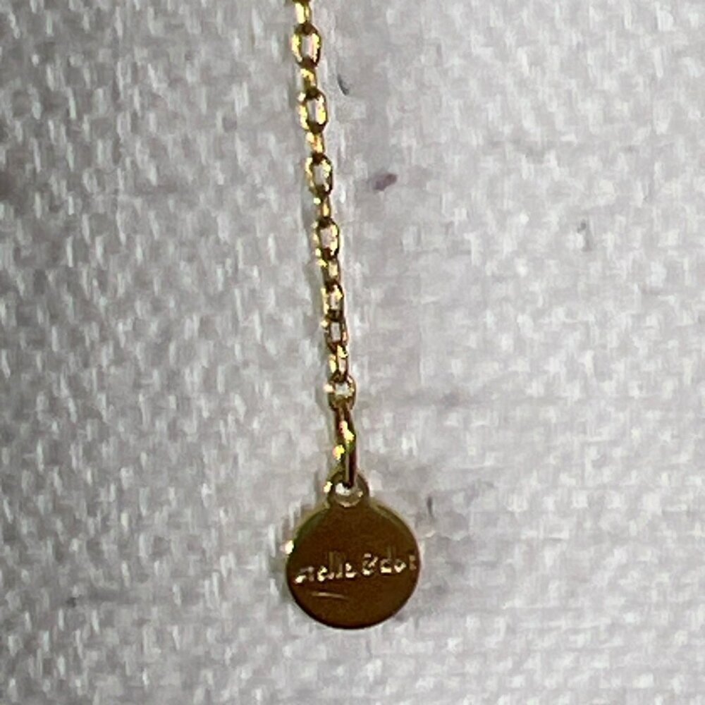 STELLA & DOT Pavè Chevron Layered Necklace N483 NWOT - Picture 5 of 6